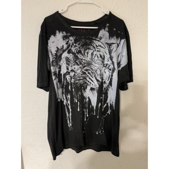 Buffalo Jeans Other - Buffalo David Bitton Tiger All Over Print Men’s XXL T-Shirt